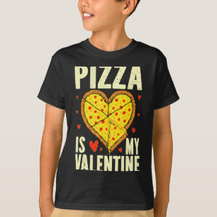 Camiseta Pizza Es Mi San Valentín Día De San Valentín Diver