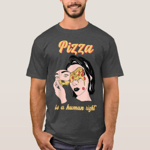 Camiseta Pizza Es Un Hombres Amante De La Piza, De Derechos