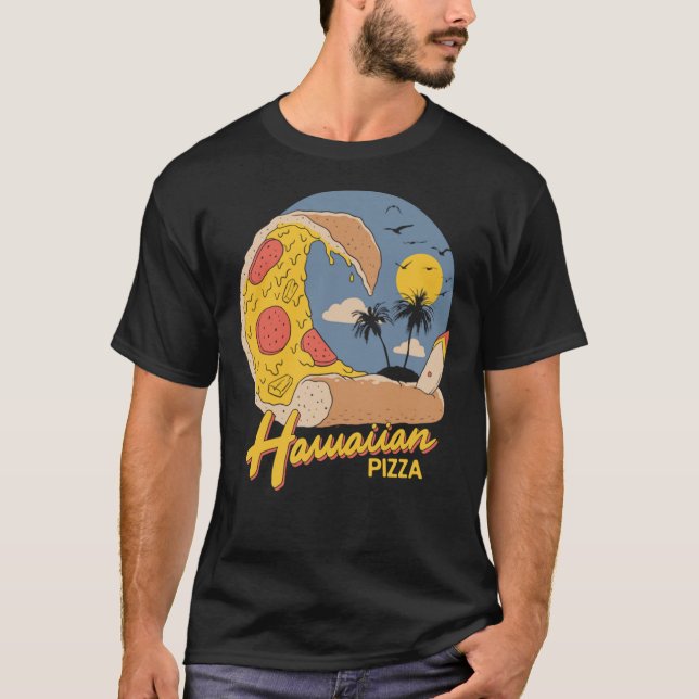 Camiseta Pizza esencial de Hawái (Anverso)
