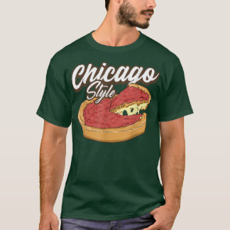 Camiseta Pizza estilo Chicago Pizza Deep Dish Pizza Crust F