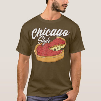 Camiseta Pizza estilo Chicago Pizza Deep Dish Pizza Crust F