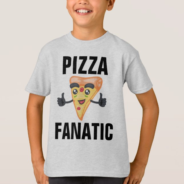 CAMISETA PIZZA FANATIC FUNNY BOYS T-SHIRS (Anverso)