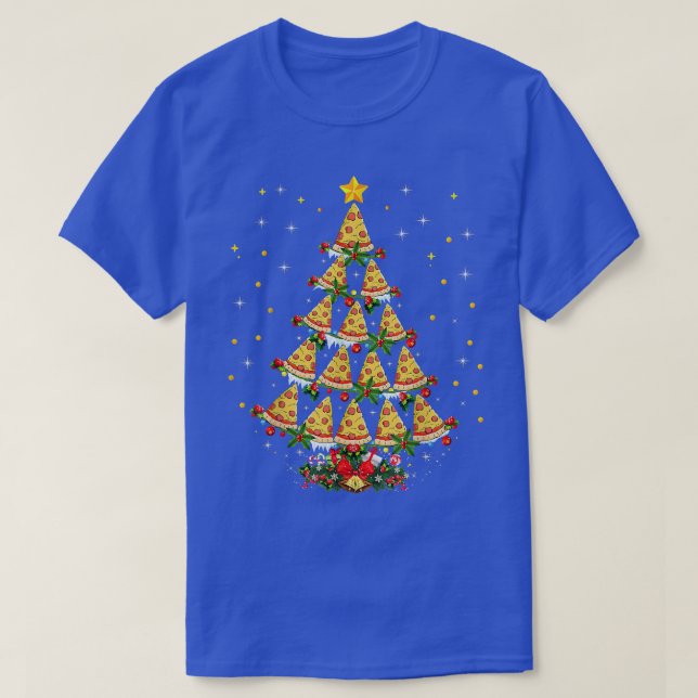Camiseta Pizza Fast Food Lover Xmas Regalo Pizza Navidades  (Diseño del anverso)