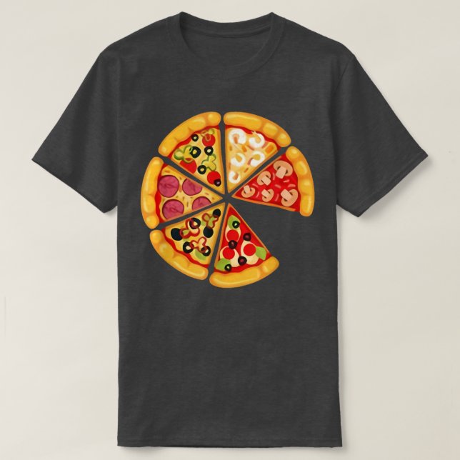 Camiseta Pizza Father Lover Funny Pizza Slices Matching Fam (Diseño del anverso)