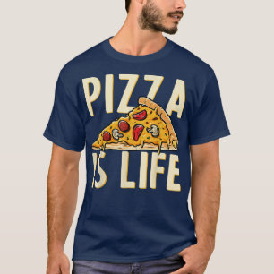 Camiseta Pizza Fiesta Pizza Amantes Pizza Es Vida