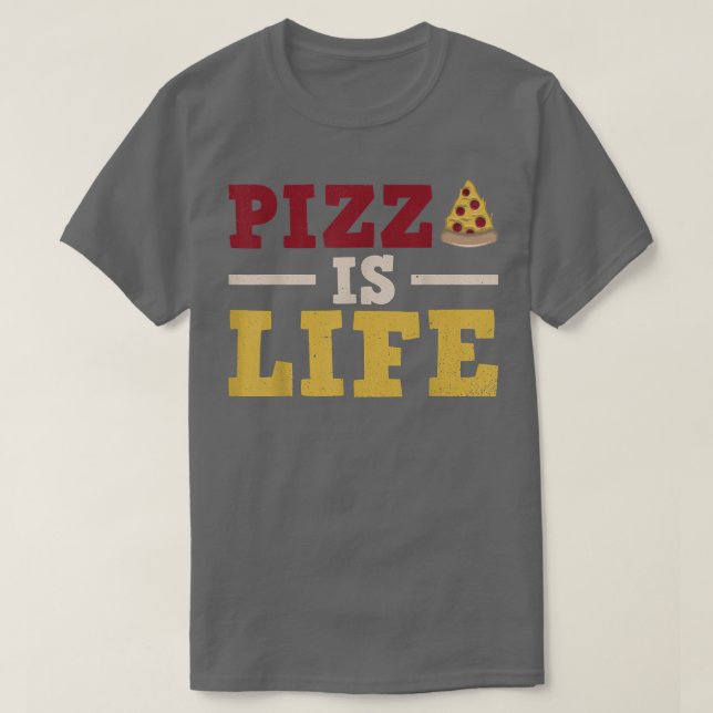 Camiseta Pizza Fiesta Pizza Es Un Chefs De La Pizza Life  (Diseño del anverso)