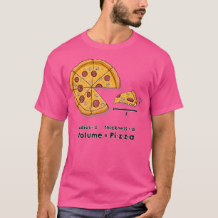 Camiseta Pizza formulación ciencia queso champiñones bacon
