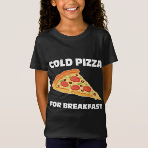 Camiseta Pizza fría para el desayuno
