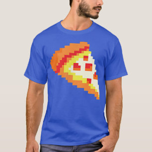 Camiseta Pizza Funny Fast Food Piel Art Video Gamer Gaming 