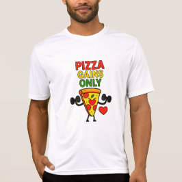 Camiseta Pizza Gana Solamente - Gracioso Gimnasio Pizza Lov