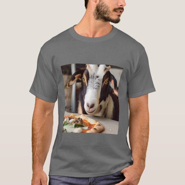 Camiseta Pizza GOAT (Anverso)