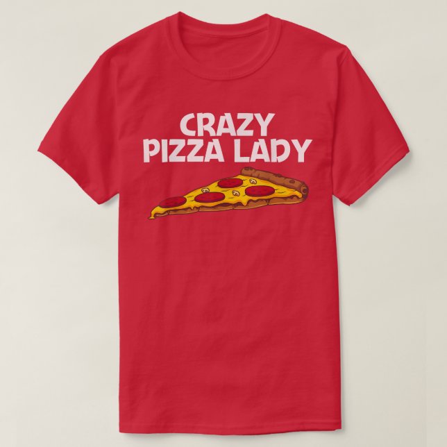 Camiseta Pizza Graciosa Para Mujeres Mamá Pizza Italiana De (Diseño del anverso)