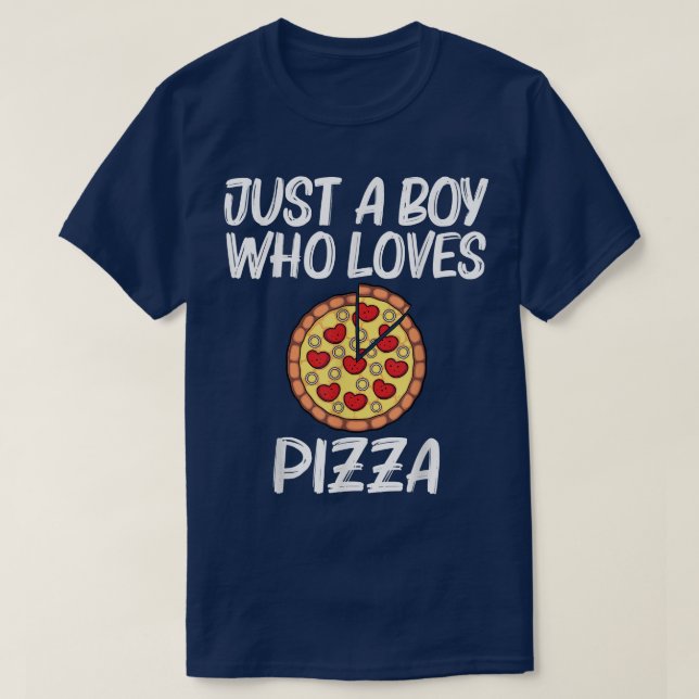 Camiseta Pizza Graciosa Para Niños Pizza Lover Chef Peppero (Diseño del anverso)