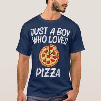 Camiseta Pizza Graciosa Para Niños Pizza Lover Chef Peppero