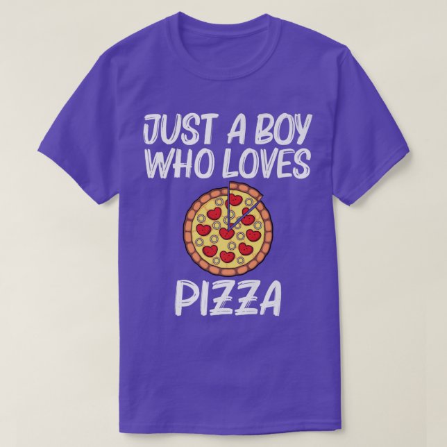 Camiseta Pizza Graciosa Para Niños Pizza Lover Chef Peppero (Diseño del anverso)