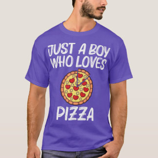 Camiseta Pizza Graciosa Para Niños Pizza Lover Chef Peppero