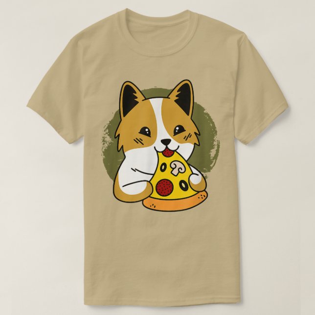 Camiseta Pizza Gráfica Cute Pug Lover Comer Comida Italiana (Diseño del anverso)