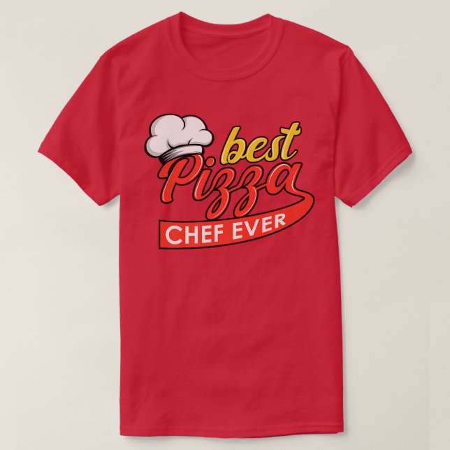 Camiseta Pizza Haciendo Gracioso Decir Chef Italiano De Com (Diseño del anverso)