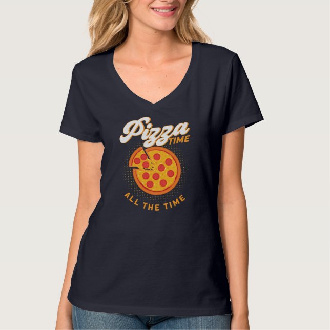 Camiseta Pizza Haciendo Pizza Time Pizza Makers (Anverso)