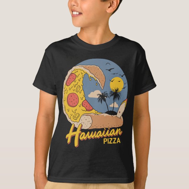 Camiseta Pizza Hawaiana (Anverso)