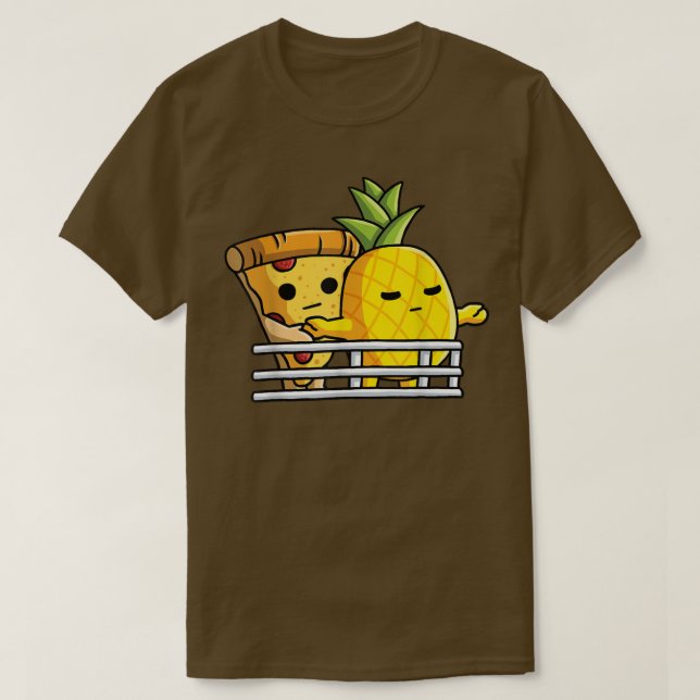 Camiseta Pizza Hawaii Amantes De La Pose Pineapple Y Pizza  (Diseño del anverso)