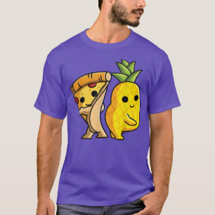 Camiseta Pizza Hawaii Pareja Baile Piña Y Pizza Amor