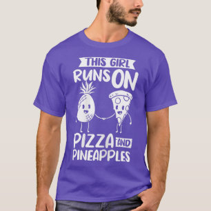 Camiseta Pizza Hawaii Piña Hawái Citas divertidas de comida
