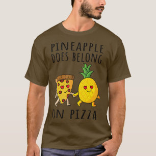 Camiseta Pizza Hawaii Piña Pizza Alimento Premium3255