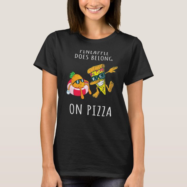 Camiseta Pizza Hawaii Piña Pizza Comida (Anverso)