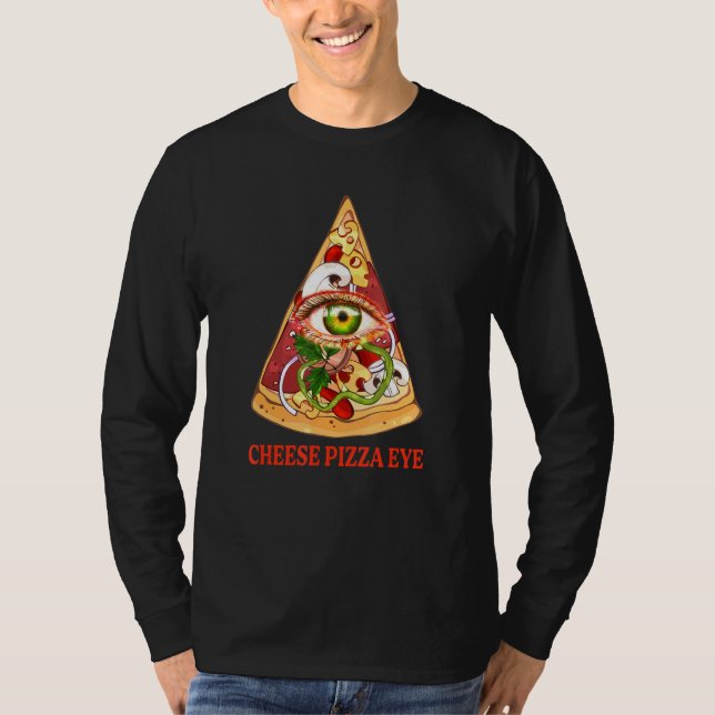 Camiseta Pizza Illuminati Todo Mirando (Anverso)