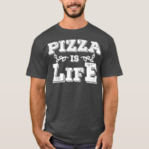 Camiseta Pizza Is Life Cool Italian Food Lover Tee 17313370