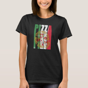 Camiseta Pizza Italia Bandera Pizzería Pizzero Pizza