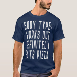 Camiseta Pizza Italia Divertido ejercicio de Yoga Barre Spo