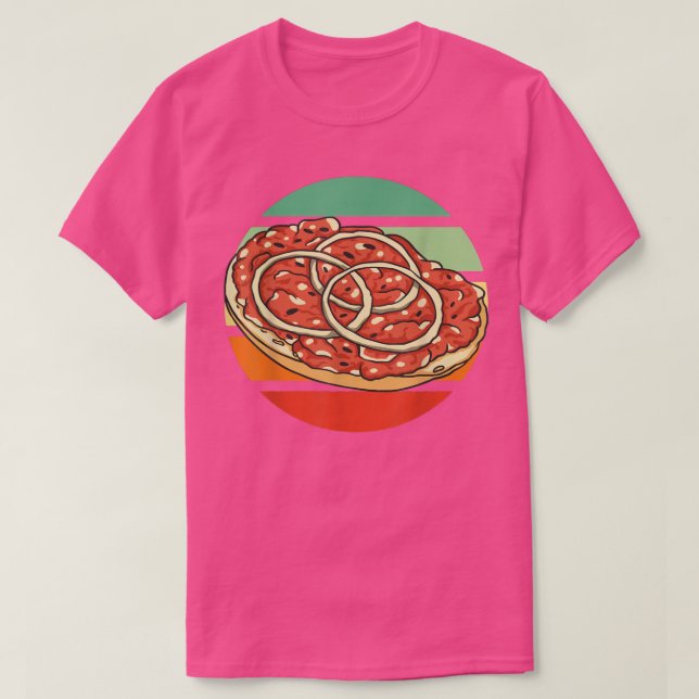 Camiseta Pizza italiana boca agua comida retro amante Funn (Diseño del anverso)