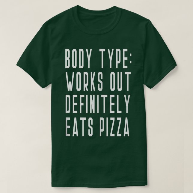 Camiseta Pizza Italiana Italia Graciosa Yoga Eerciso Barre  (Diseño del anverso)