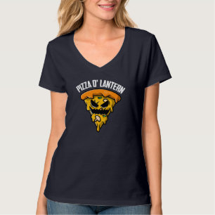 Camiseta Pizza Jack O Lantern Lazy Halloween Costume divert