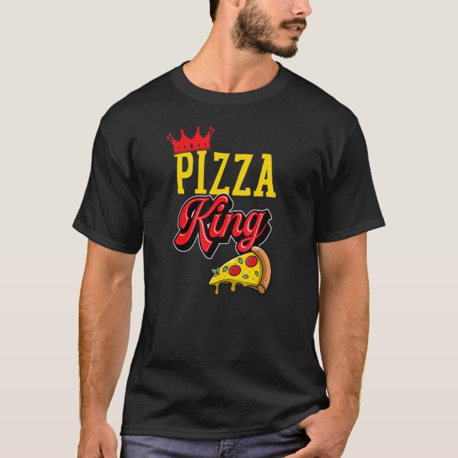 Camiseta Pizza King Cheese Pizza Crown (Anverso)