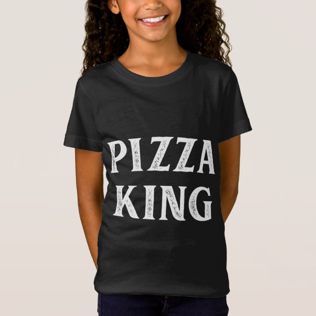 Camiseta Pizza King - Estilo vintage - (Anverso)