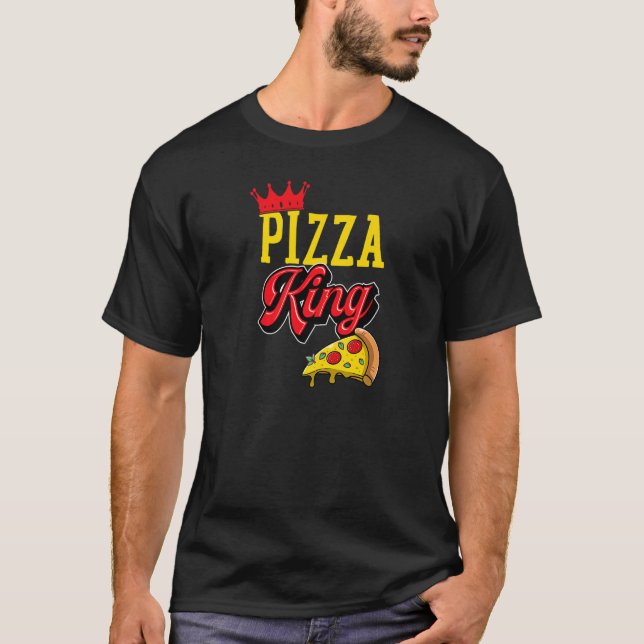 Camiseta Pizza King Pizza de Queso Corona (Anverso)