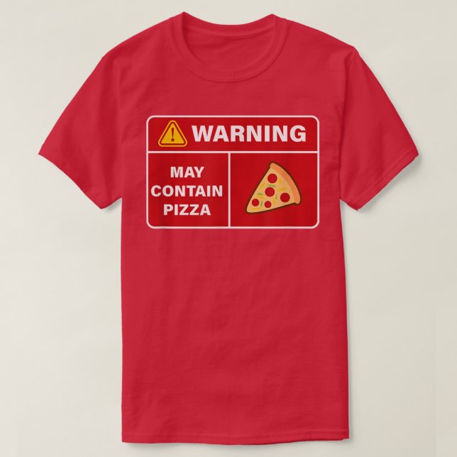 Camiseta Pizza Lover advierte humor divertido de comida ita (Diseño del anverso)