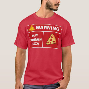Camiseta Pizza Lover advierte humor divertido de comida ita