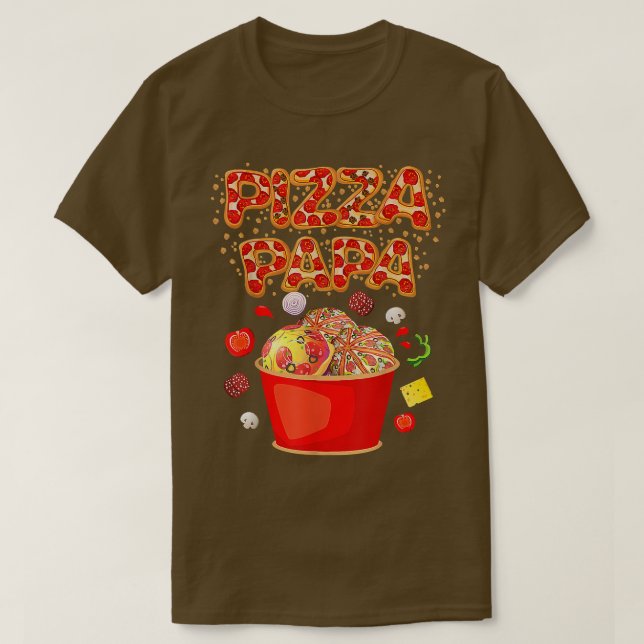 Camiseta Pizza Lover Dad Papa Pizzaiolo Fars Day Far Daddy  (Diseño del anverso)