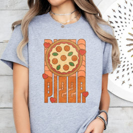 Camiseta Pizza Lover, Funny Pizza Tee, Retro Pizza