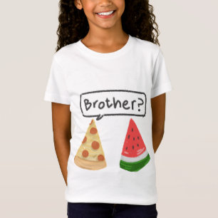 Camiseta Pizza Lover Watermelon hermano comida Summer Vinta