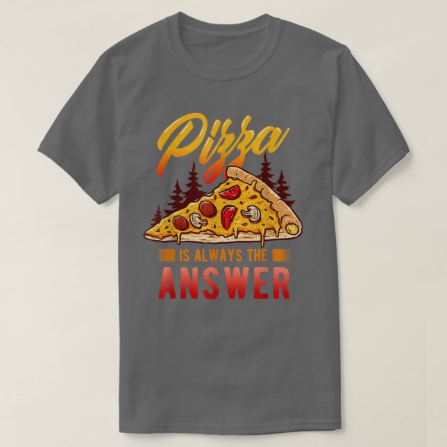Camiseta Pizza Lover Y Pizza Fitness Para Pizza  (Diseño del anverso)