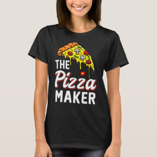 Camiseta Pizza Maker Baker el mejor panadero de pizza del m