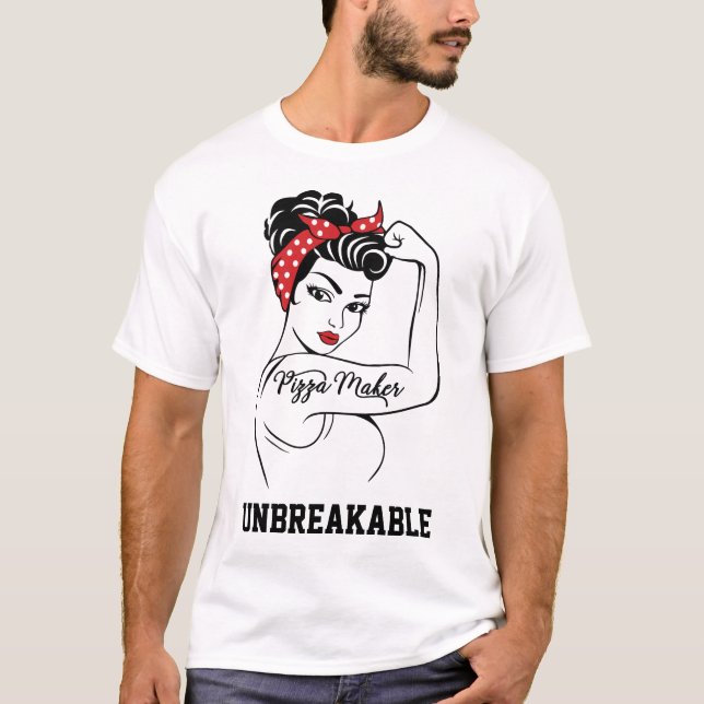 Camiseta Pizza Maker inquebrantable (Anverso)