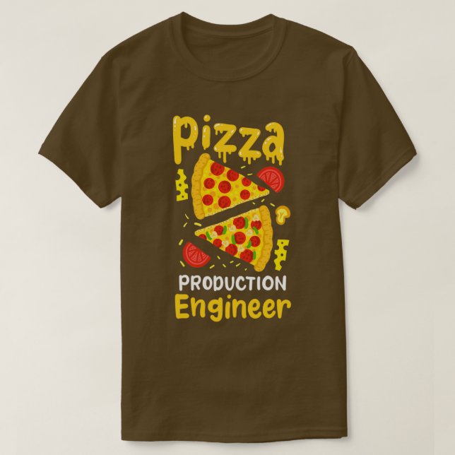 Camiseta Pizza Maker Pizza Baker (Diseño del anverso)