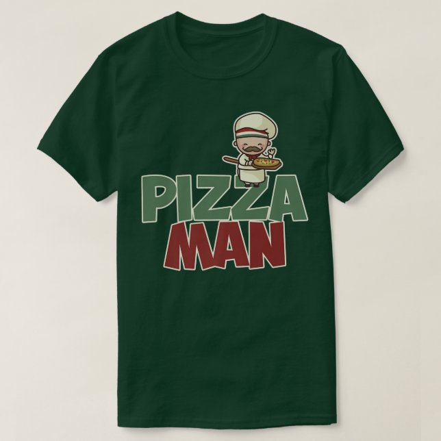 Camiseta Pizza Man Comida Italiana Pizza Lover Food Lover P (Diseño del anverso)