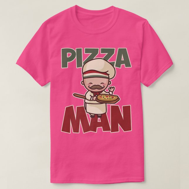 Camiseta Pizza Man Comida Italiana Pizza Lover Food Lover P (Diseño del anverso)